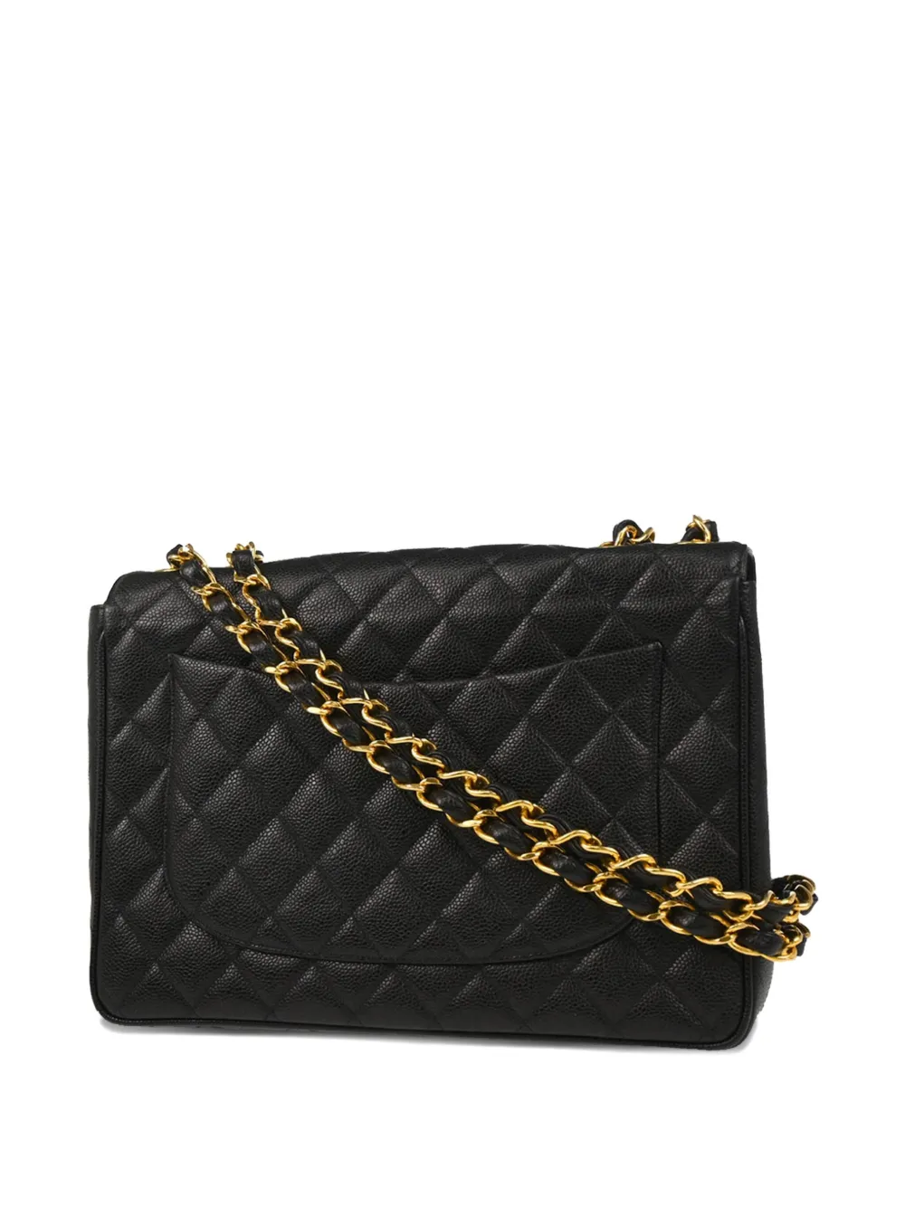 Pre-owned Chanel 1995 Jumbo Classic Flap Shoulder Bag