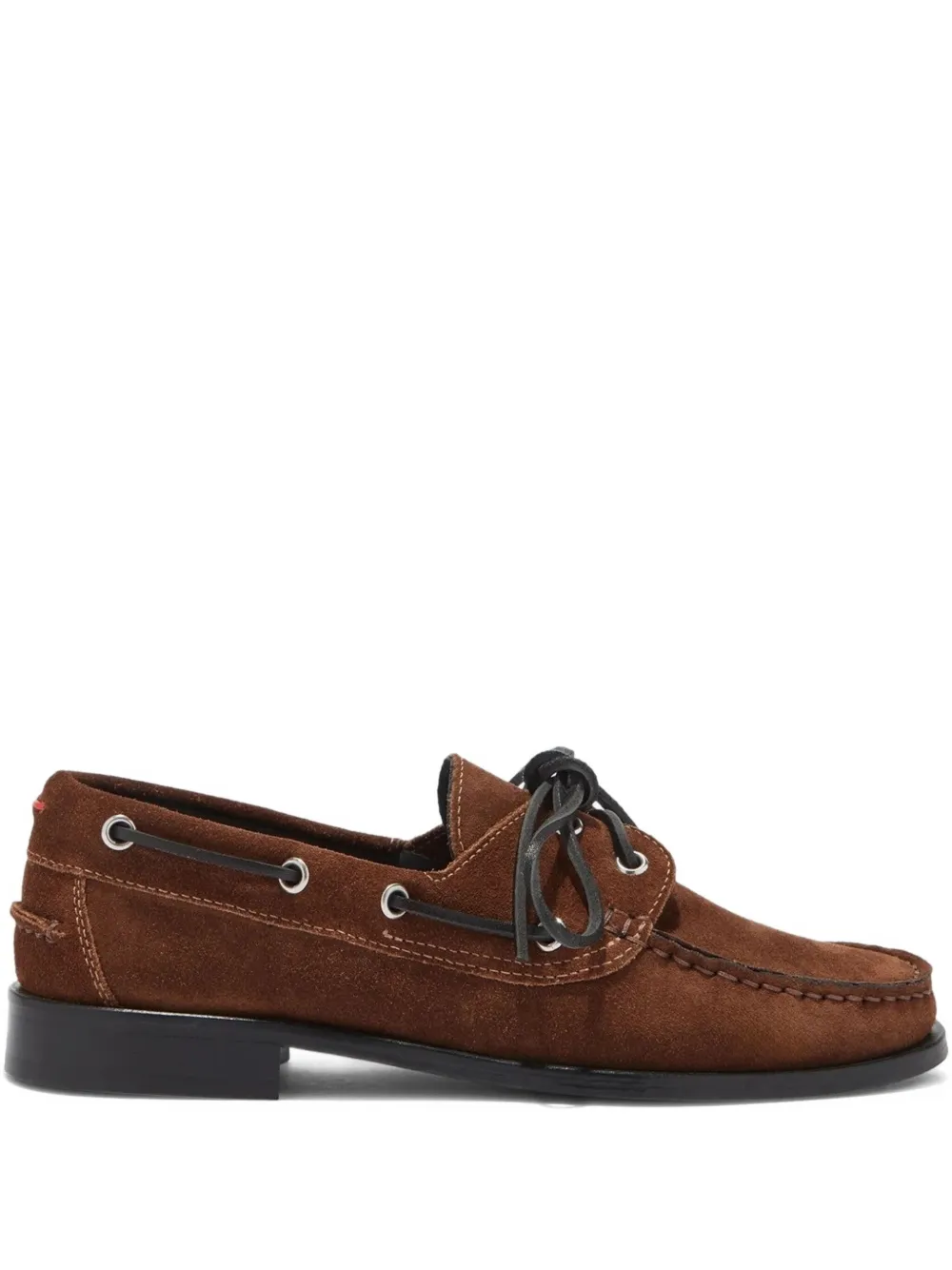 Aeyde Harris Lace-up Suede Loafers