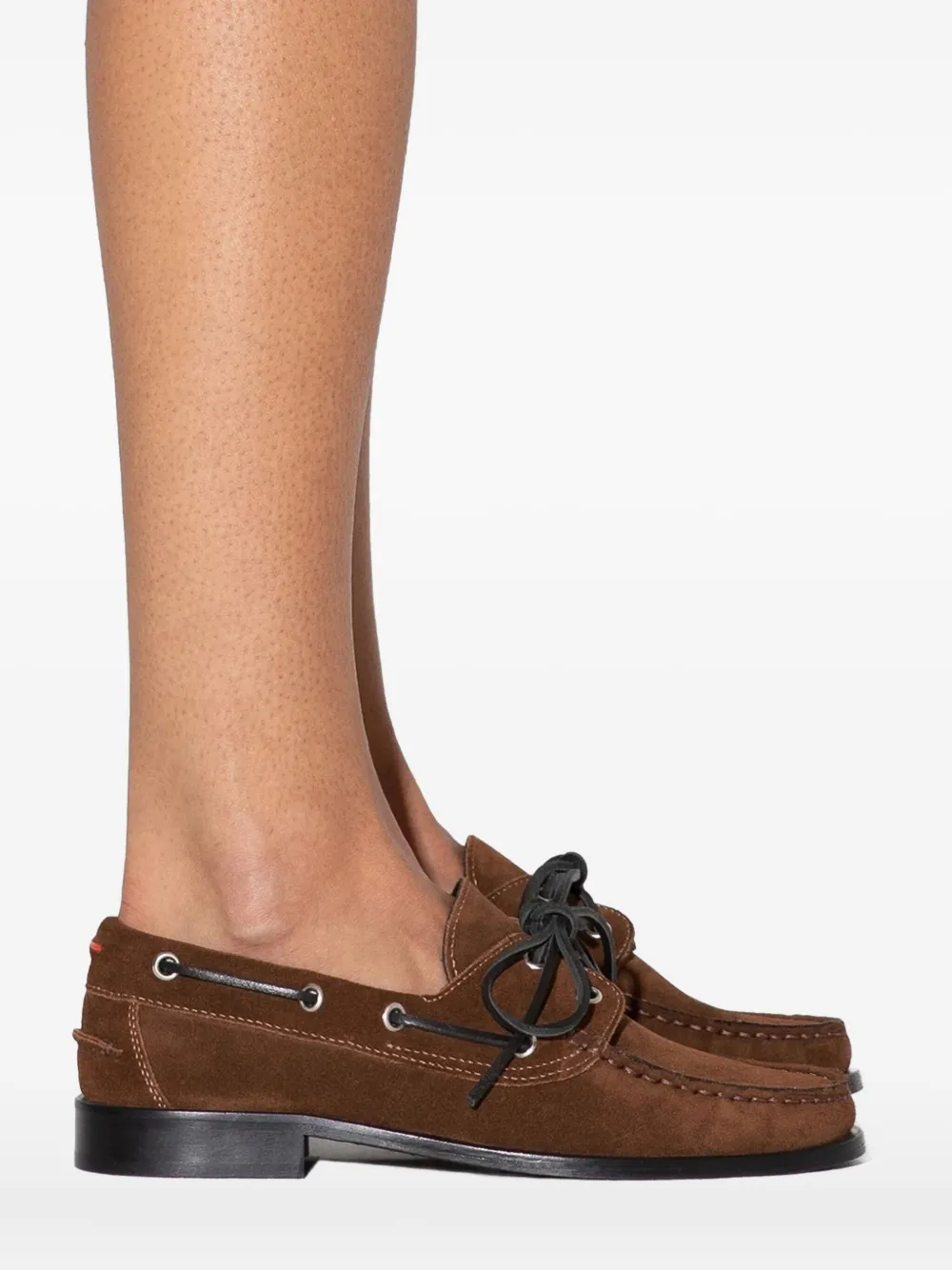 Aeyde Harris Lace-up Suede Loafers