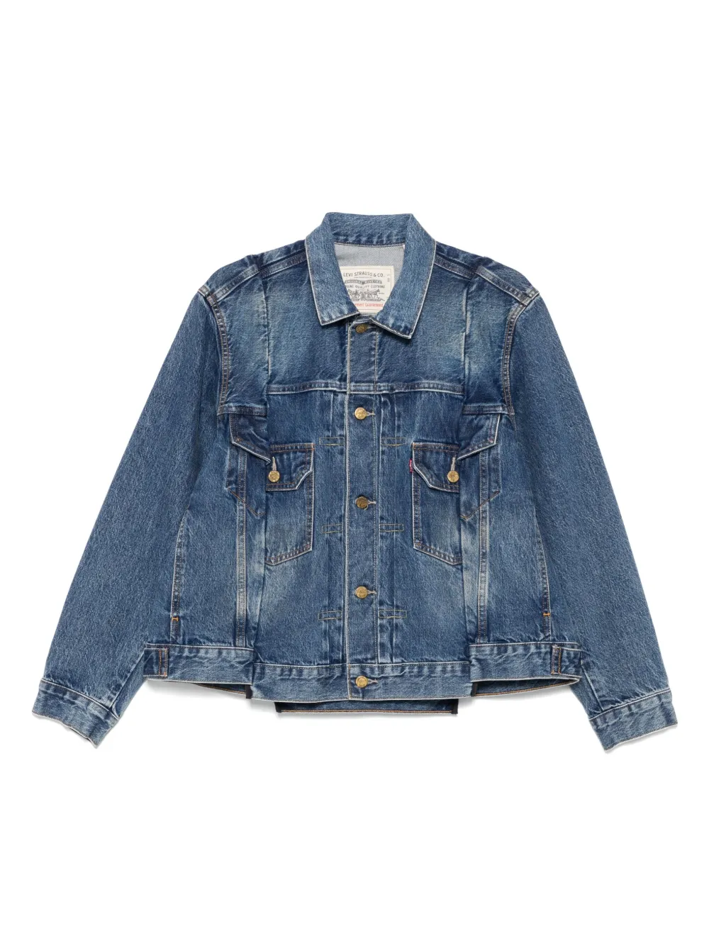 Sacai cotton jacket Blauw