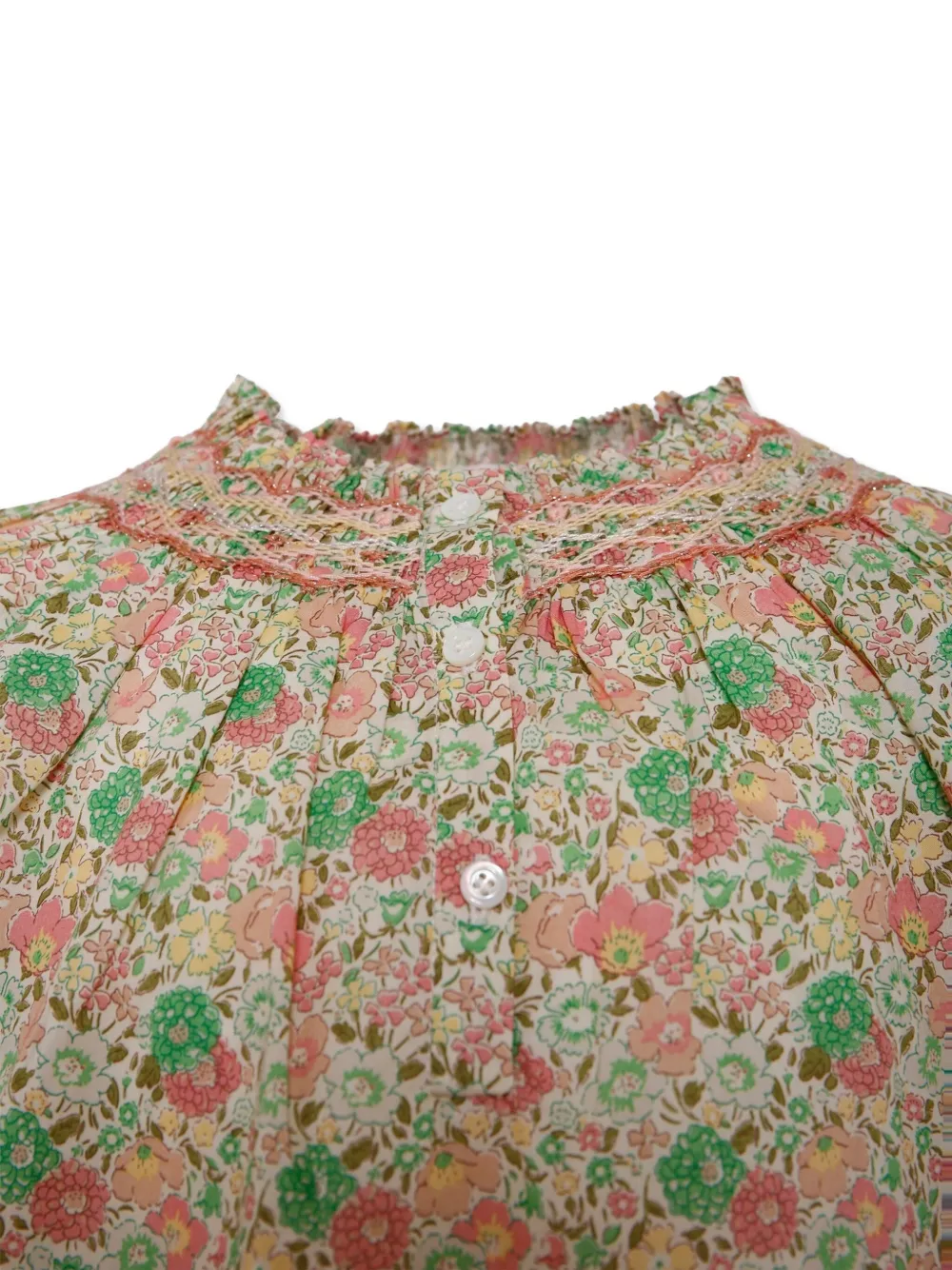 Bonpoint Shirt met bloemenprint Roze