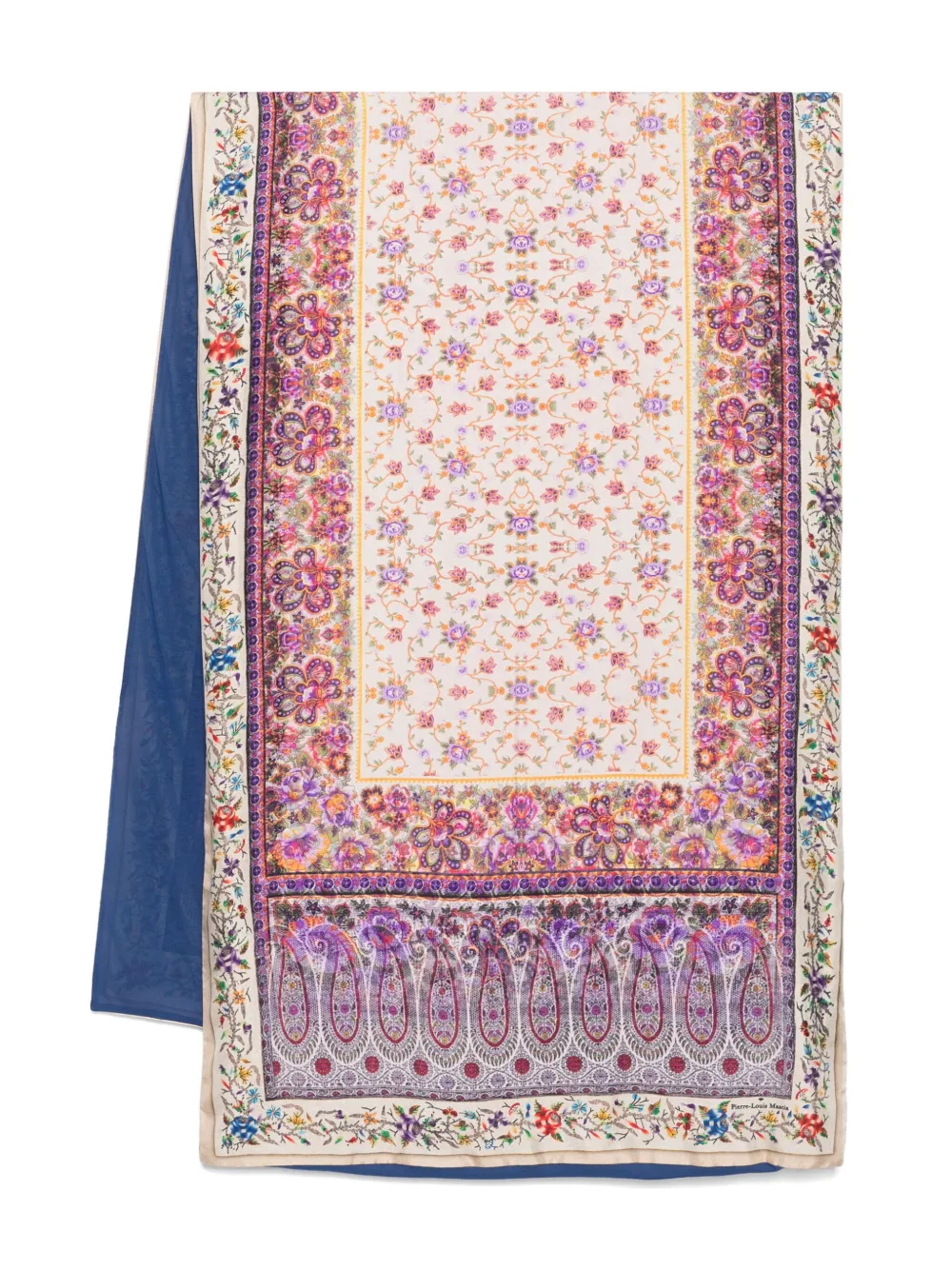 Pierre-Louis Mascia Aloesta sjaal met paisley-print Paars