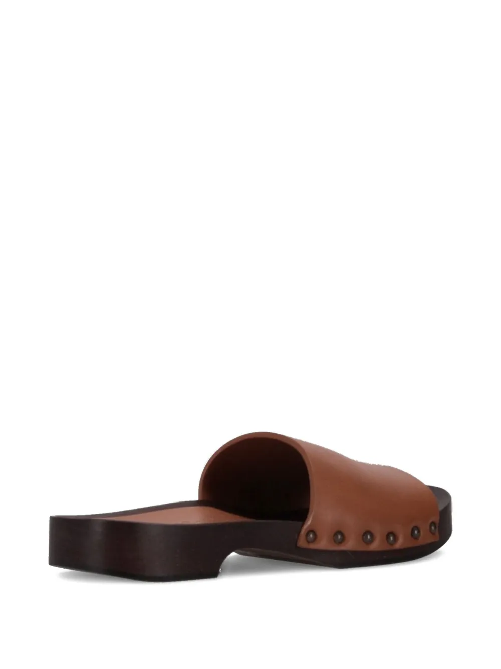 LA ROSE leather sandals Brown