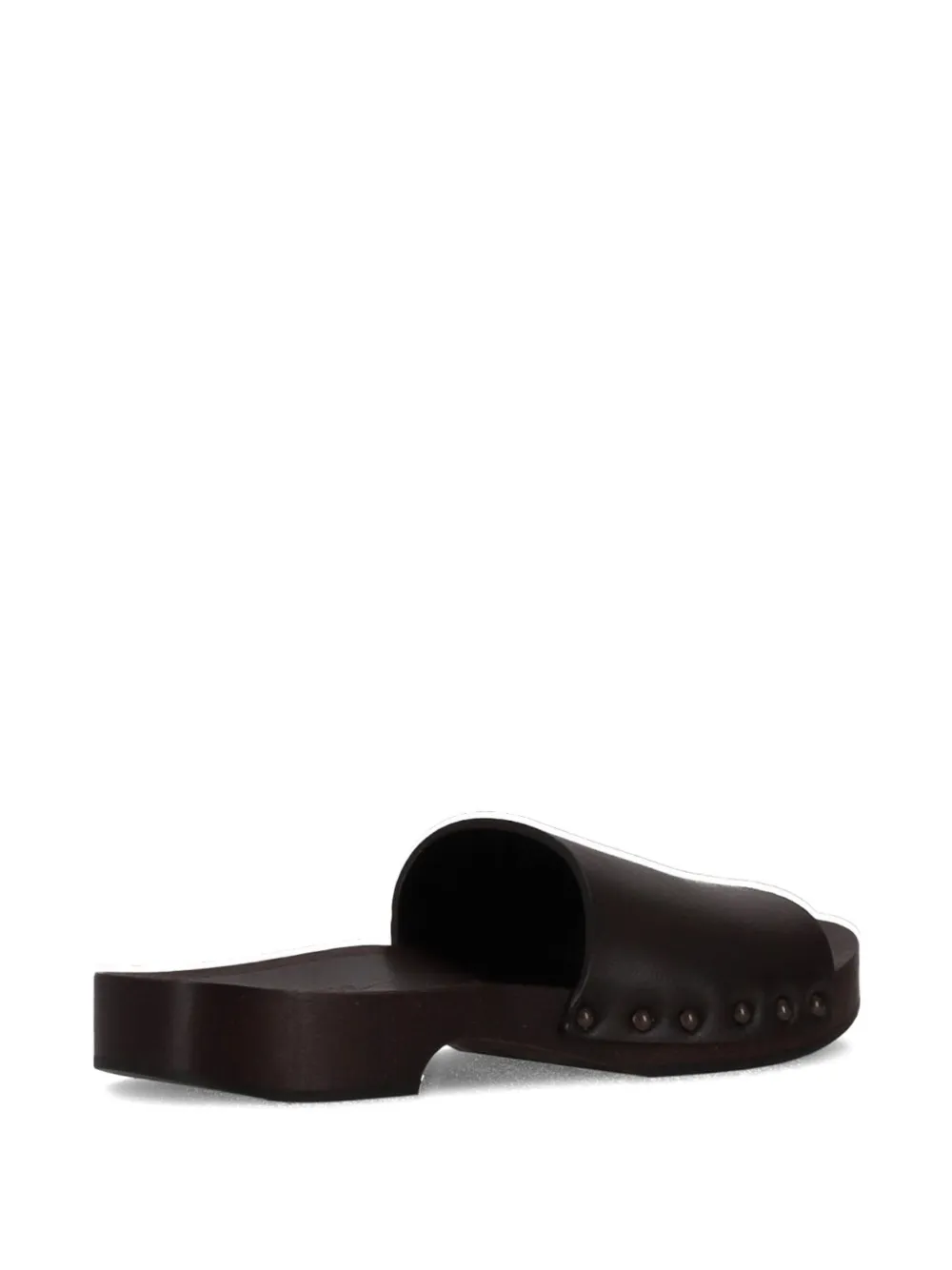 LA ROSE leather sandals Brown