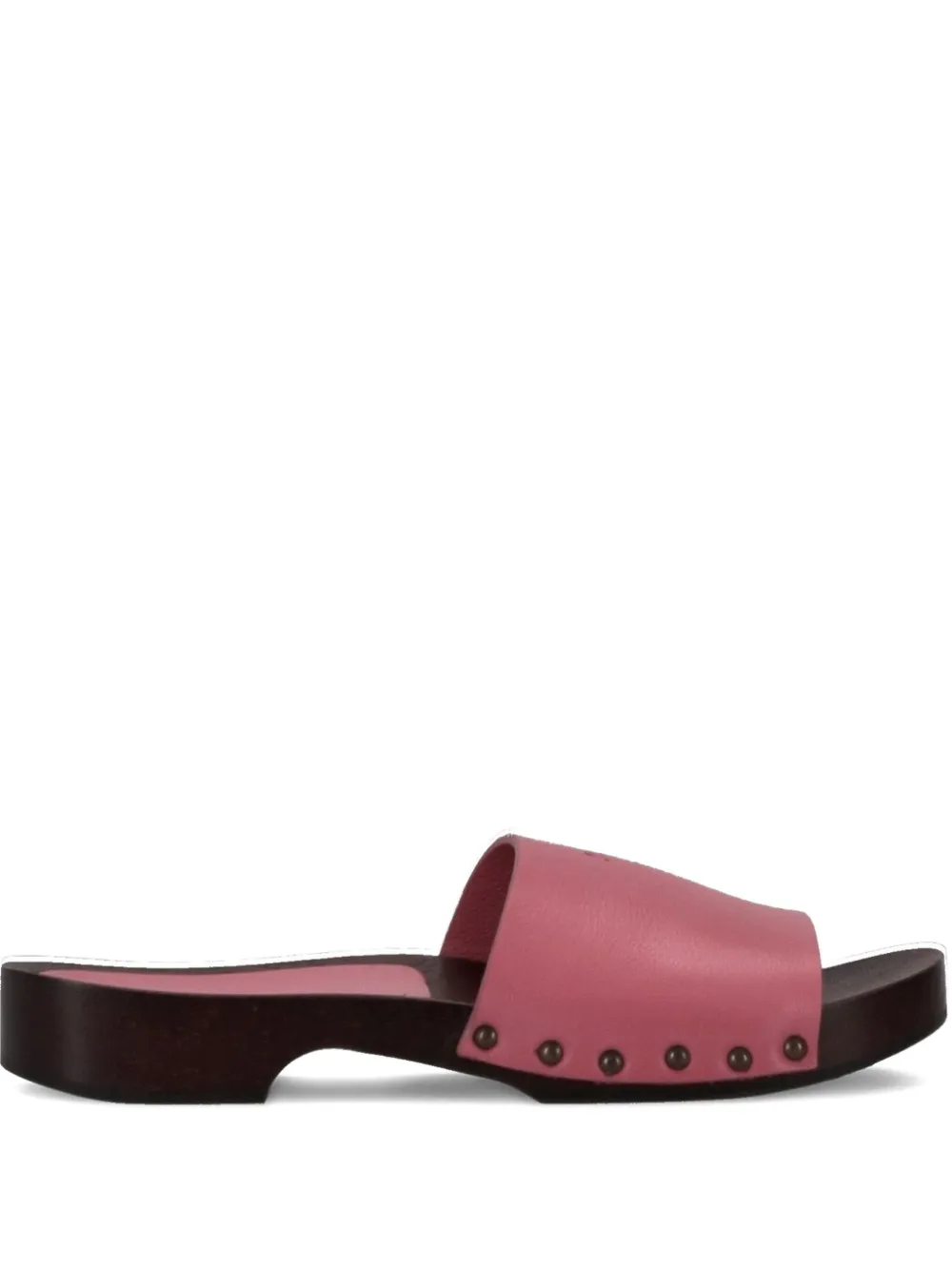 LA ROSE leather sandals Pink