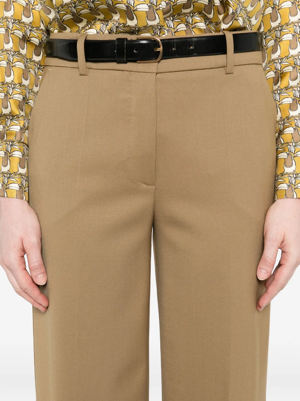 P.A.R.O.S.H. Broek met knoopsluiting Groen