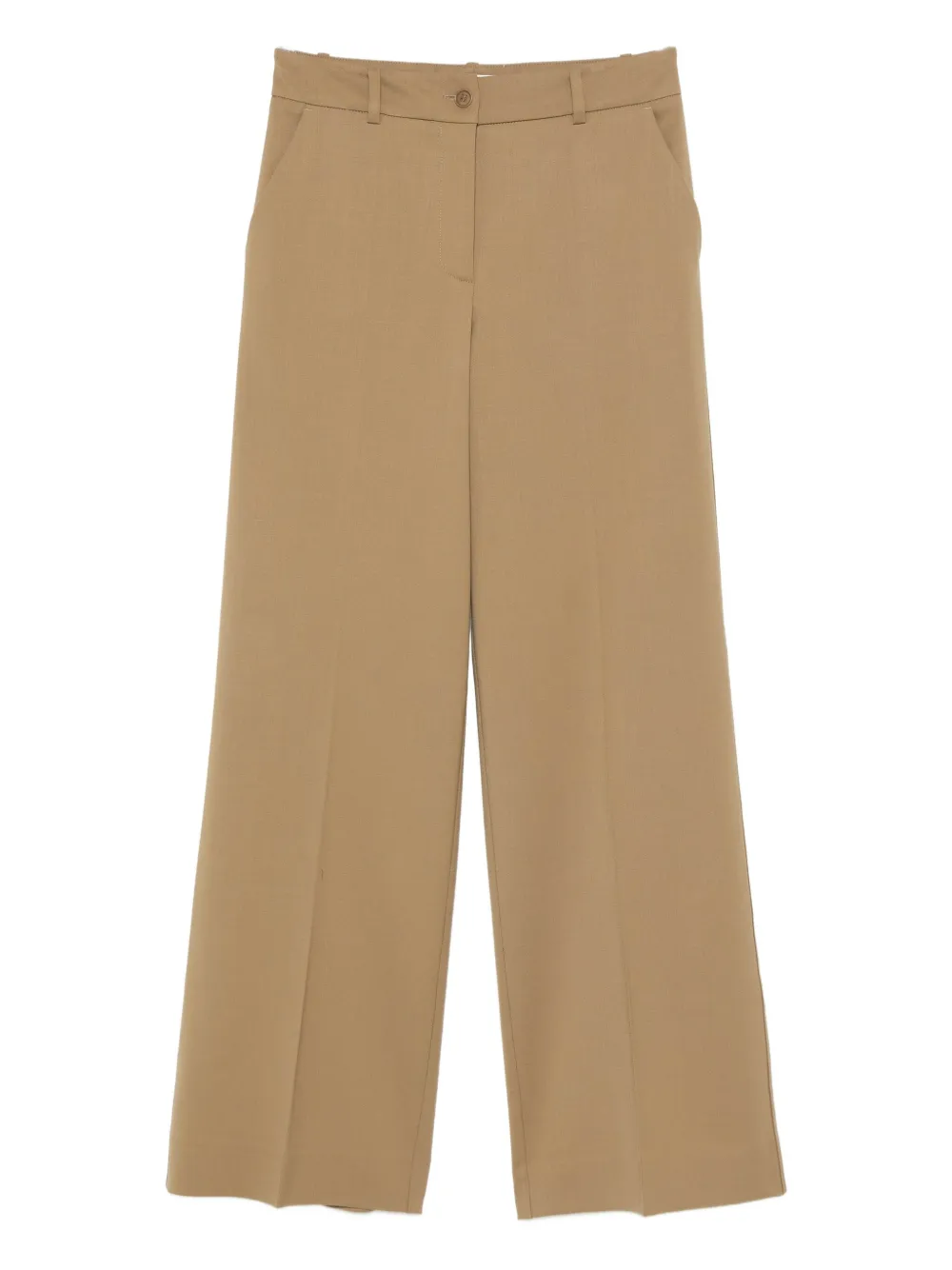 button-fastening trousers