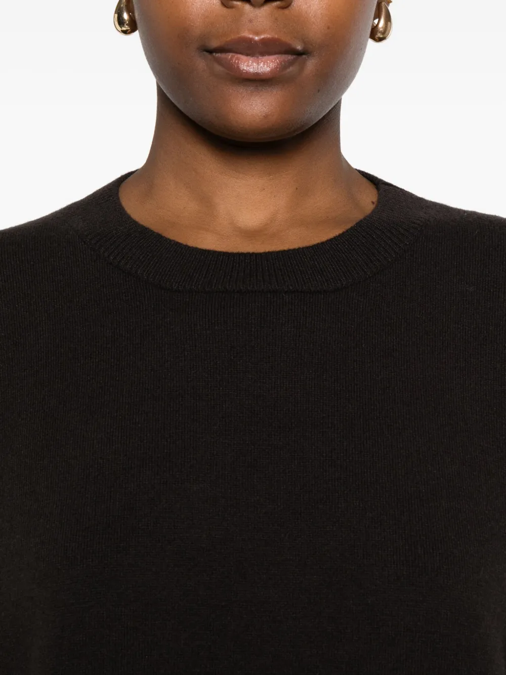 TOM FORD Mini-jurk met ronde hals Bruin