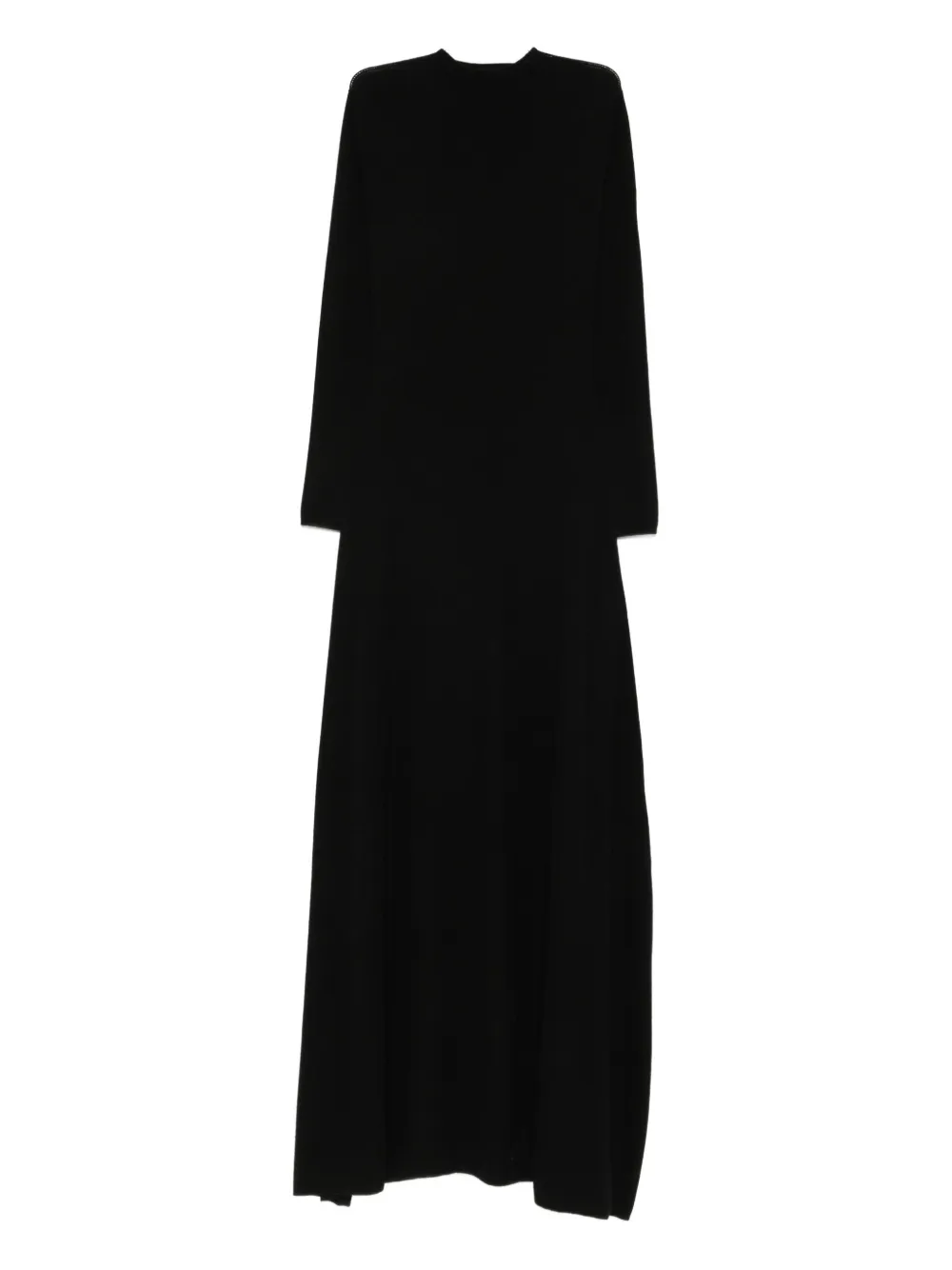 Tom Ford Long-sleeve Maxi Dress In Black