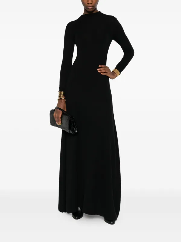 tom ford long dresses TOM FORD long-sleeve Maxi Dress | Black