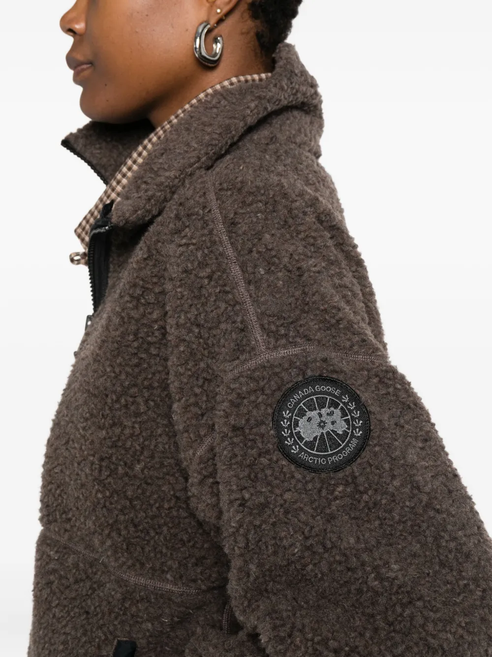 Canada Goose Jack met rits Bruin