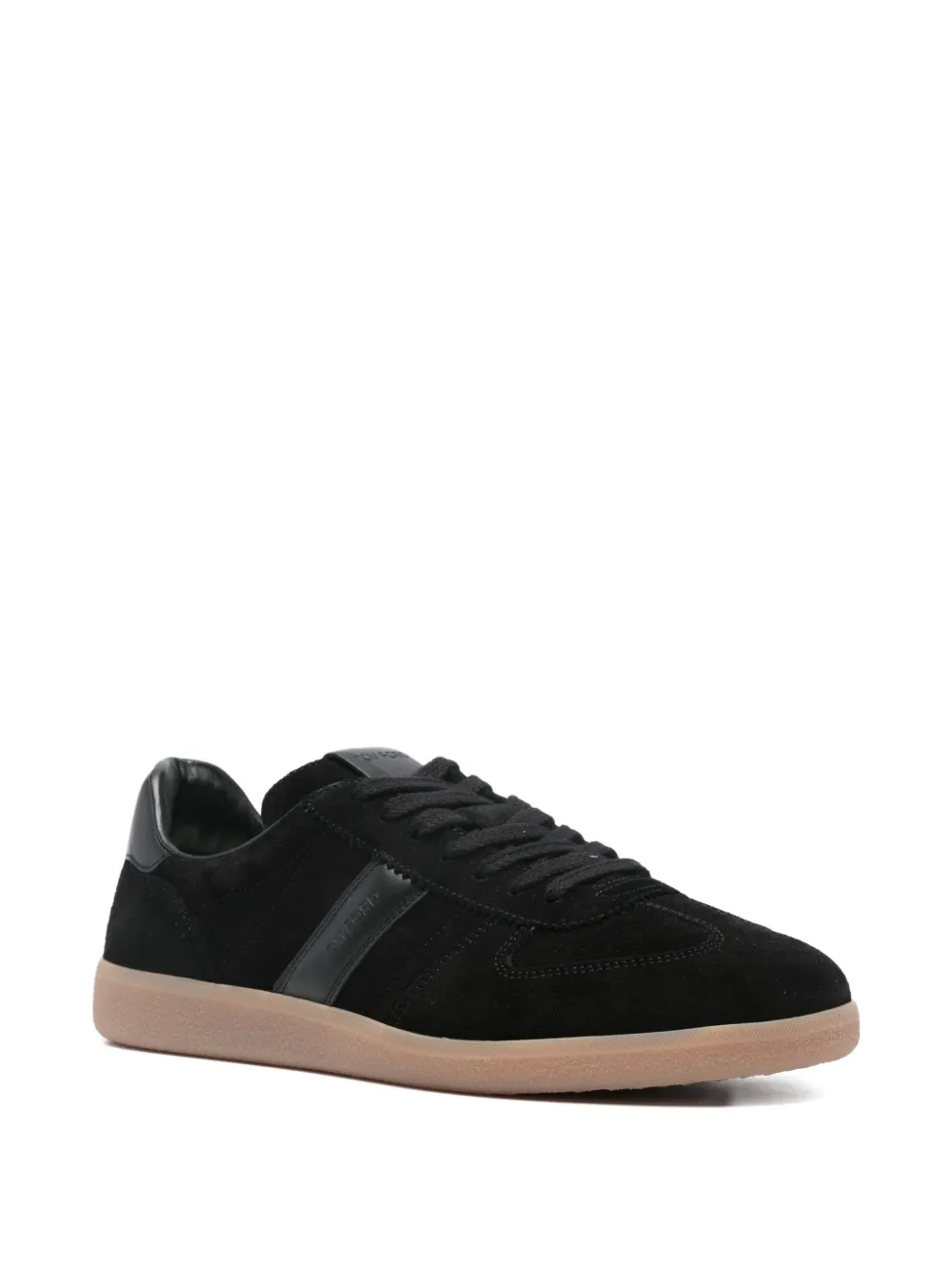 TOM FORD panelled suede sneakers Zwart