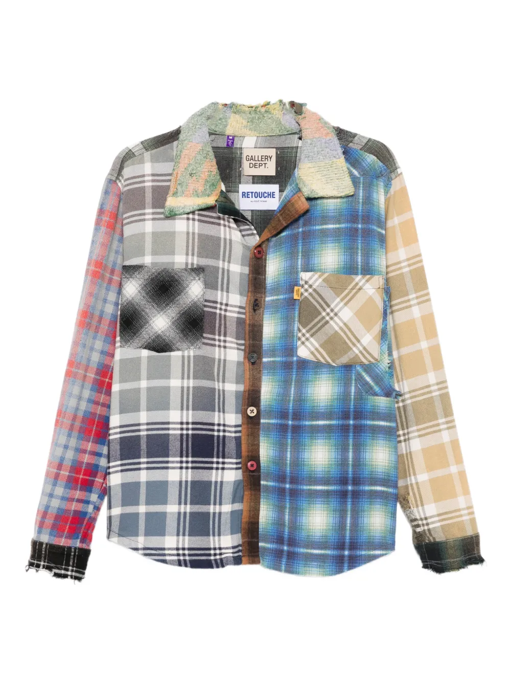 GALLERY DEPT. plaid pocket shirt | Blue | Image 1
