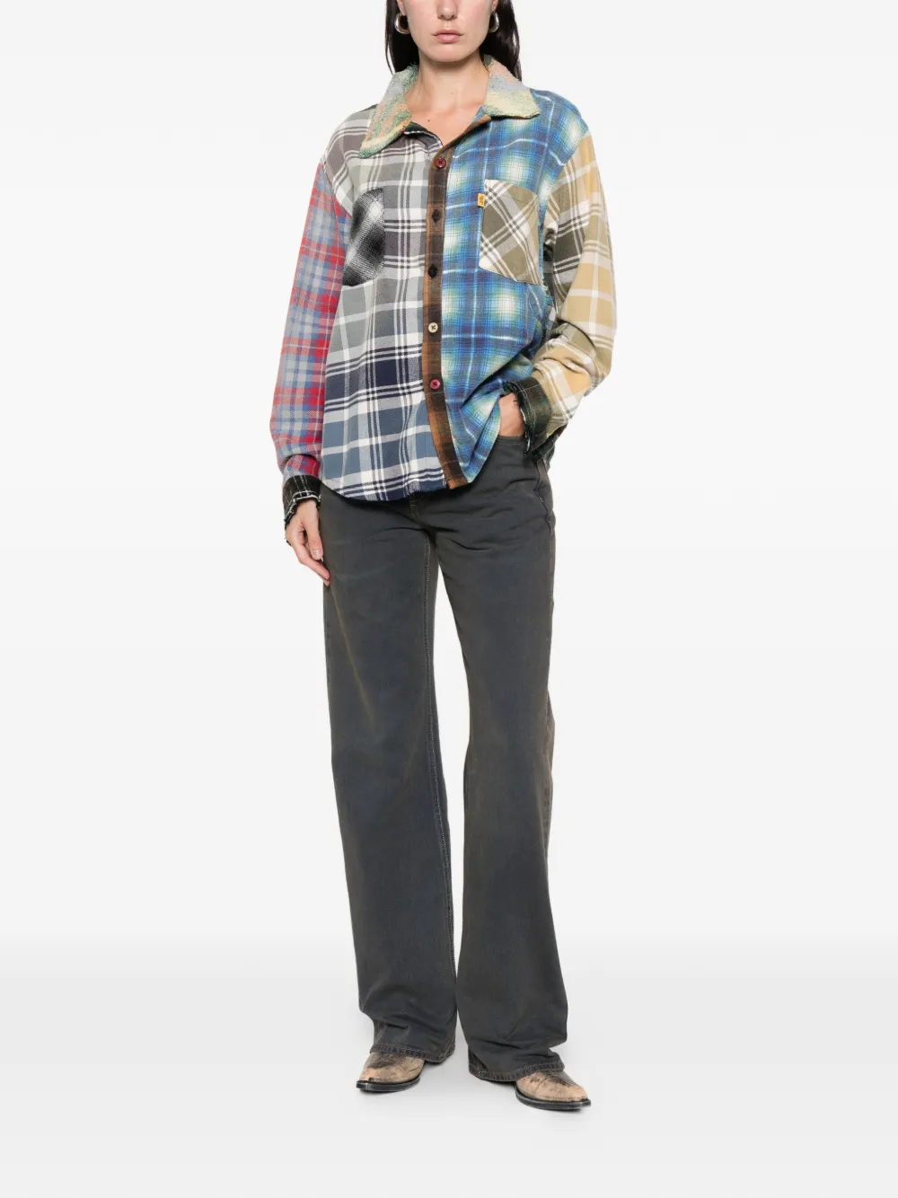 Gallery Dept. Plaid Pocket Shirt In Multi