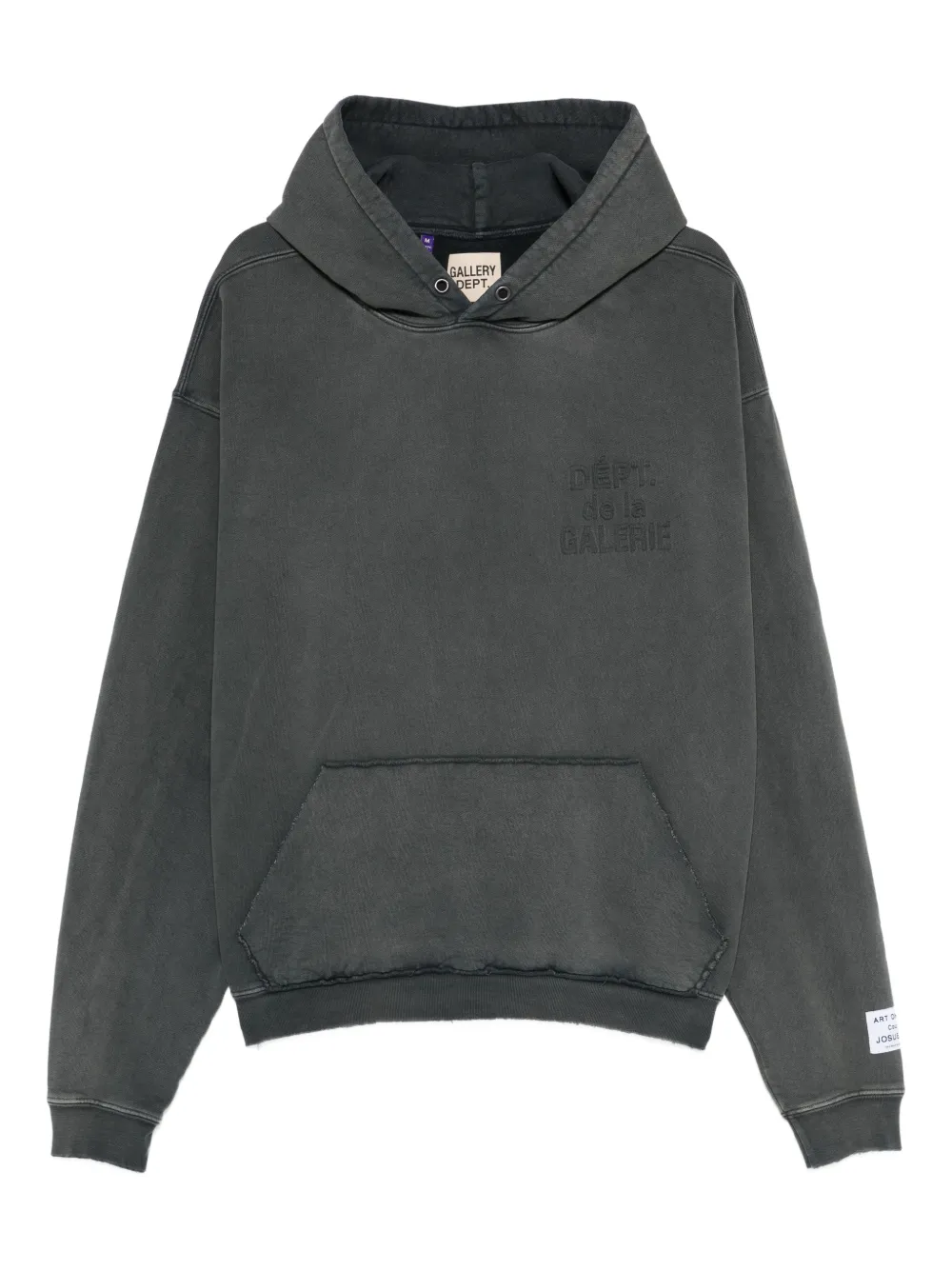 GALLERY DEPT. hoodie con logo en relieve | gris | Image 1