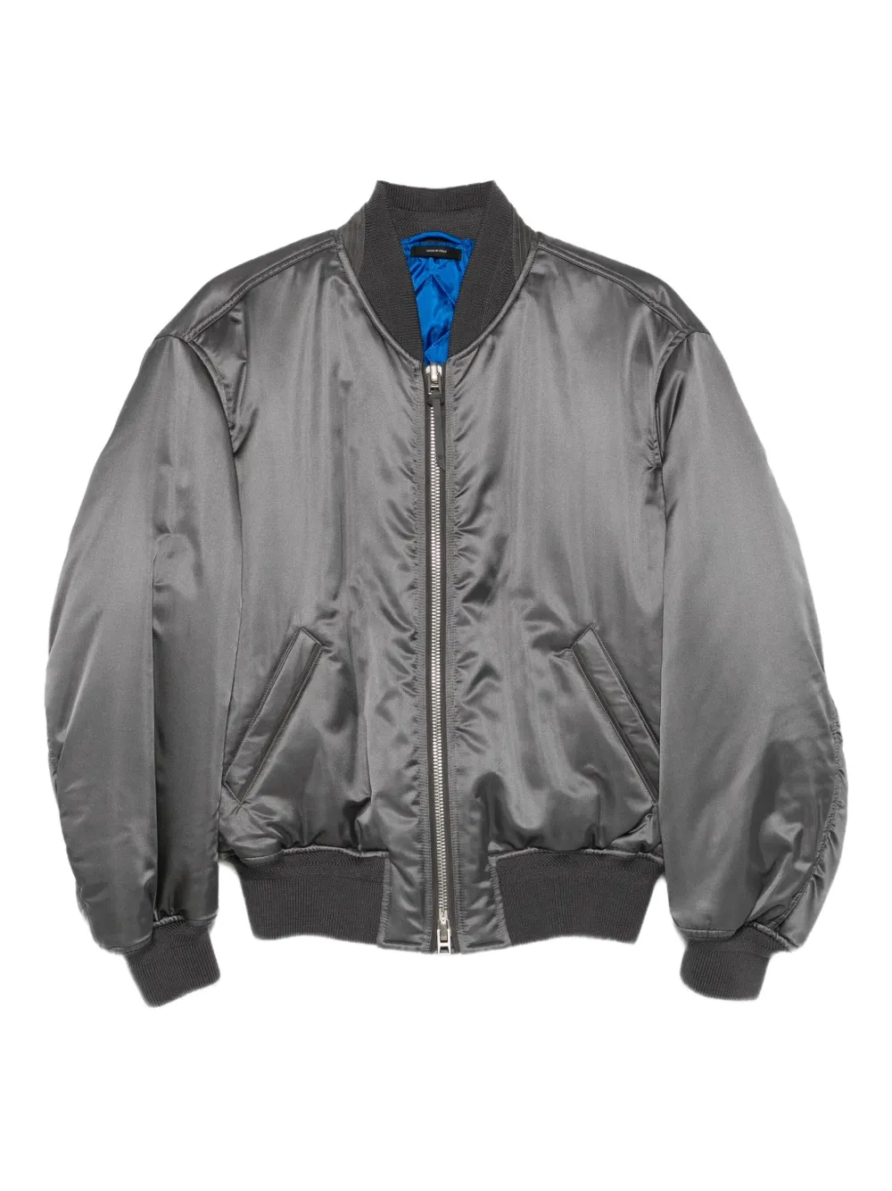TOM FORD satin bomber jacket | Grey | Image 1