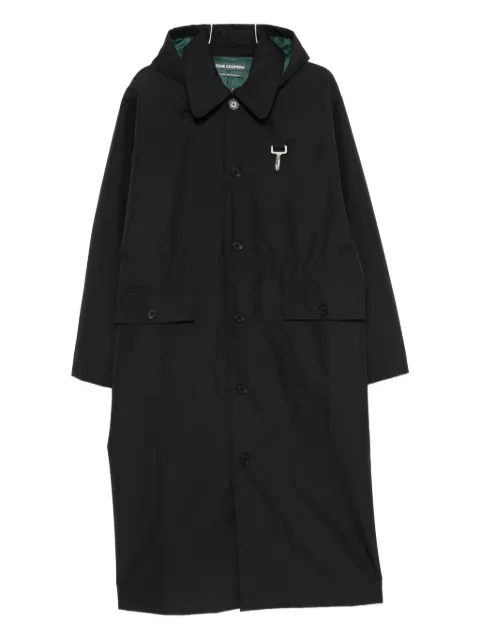 Reese Cooper Kapuzen-Regenmantel mit Klappentasche