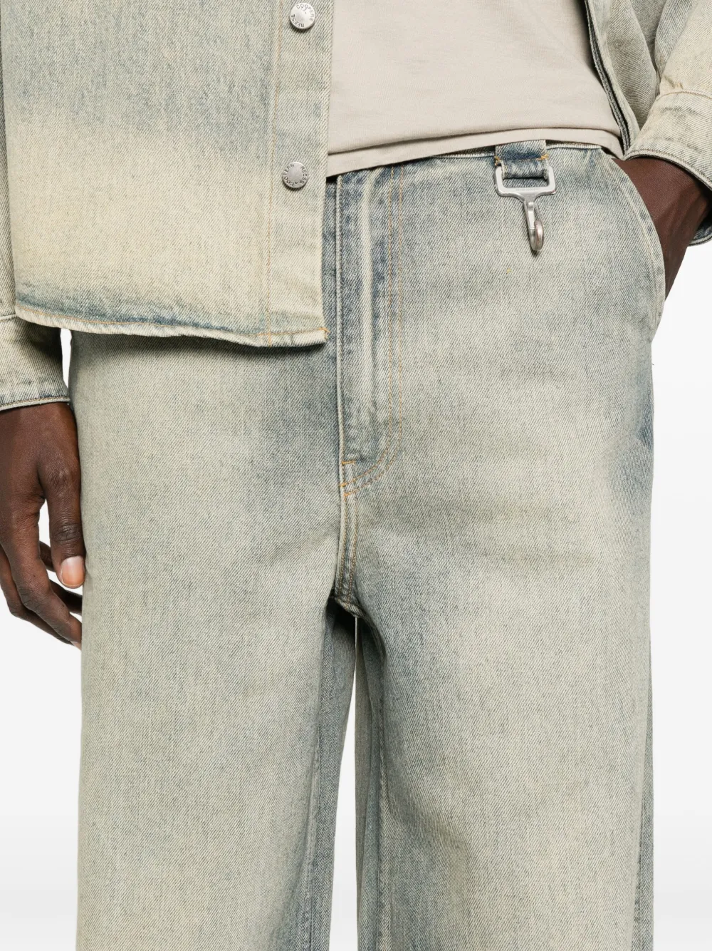 Reese Cooper Straight-leg Jeans In Brown