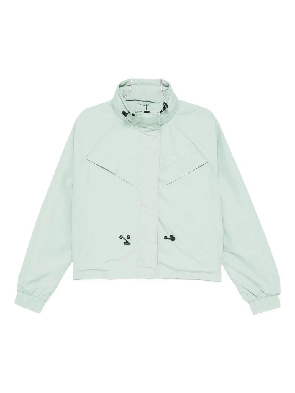 P.e Nation Drawstring-waist Funnel-neck Jacket In Green