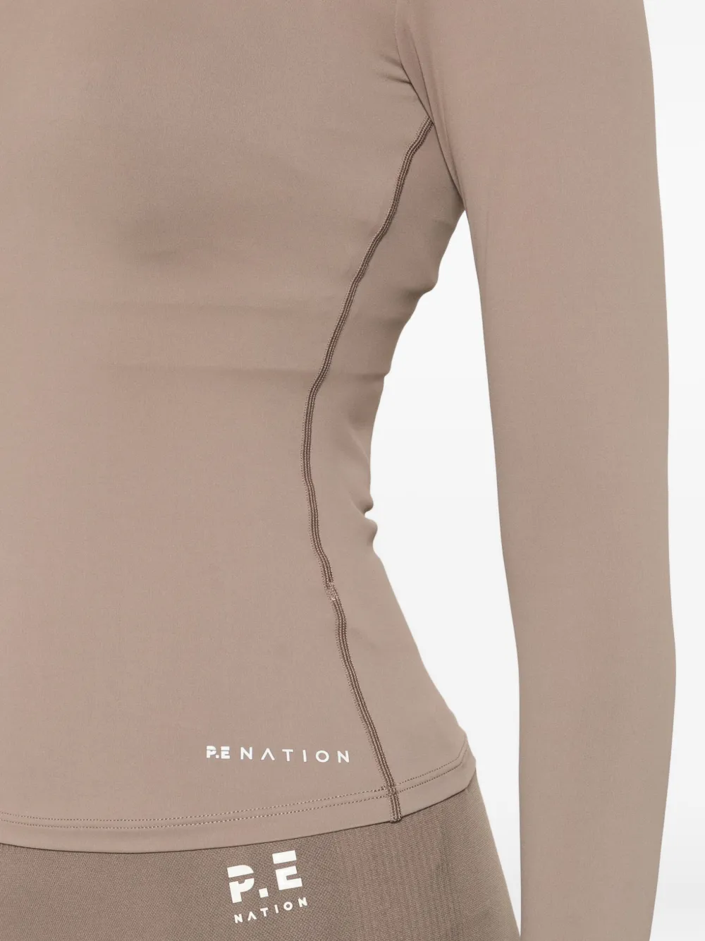 P.E Nation Top met lange mouwen Beige