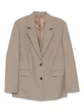 P.E Nation Residency notched-lapel button blazer - Brown