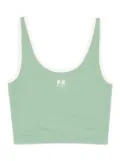 P.E Nation Solace seamless scoop-neck tank top - Green