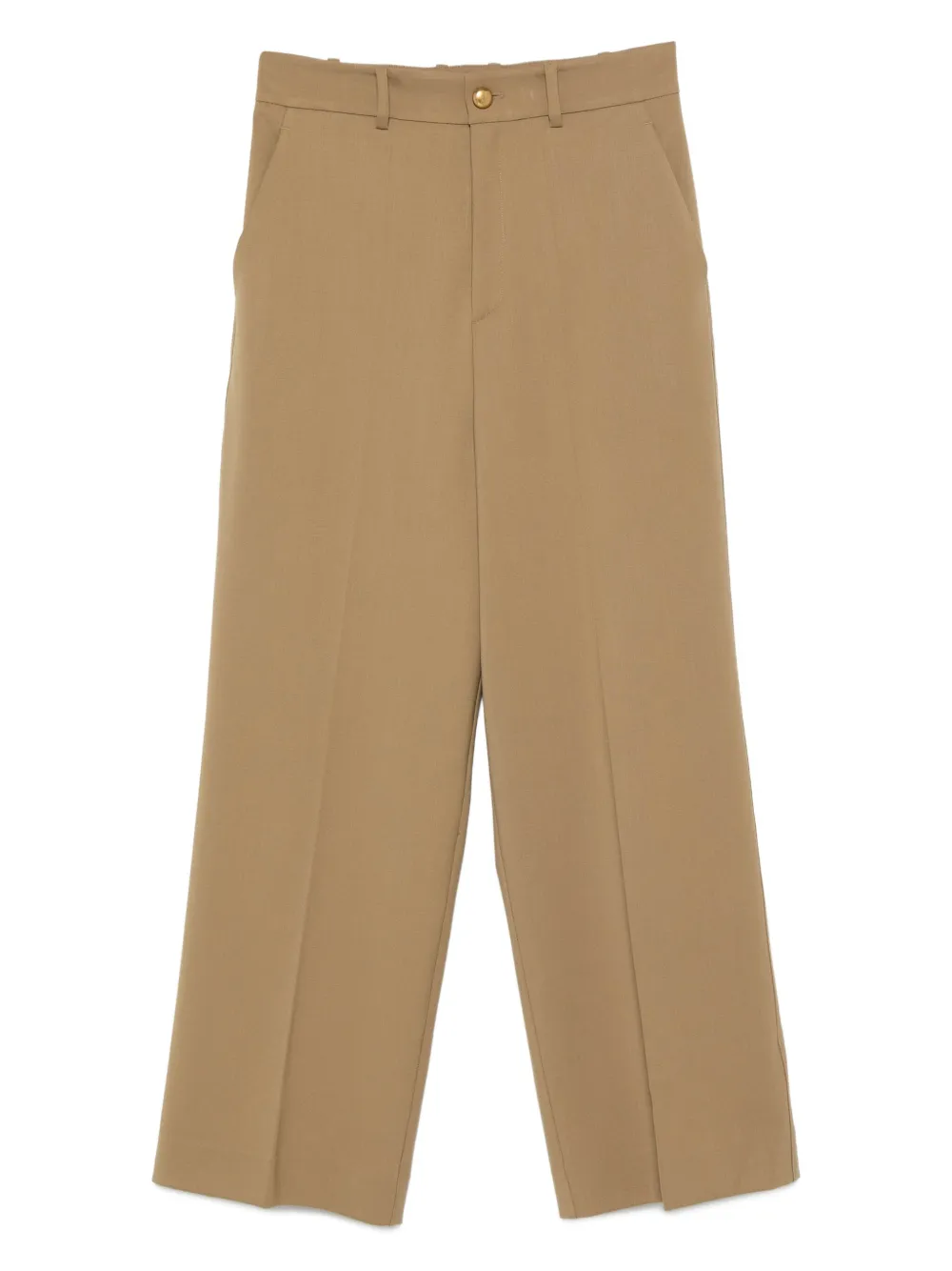 P.A.R.O.S.H. pressed-crease trousers | Green | Image 1