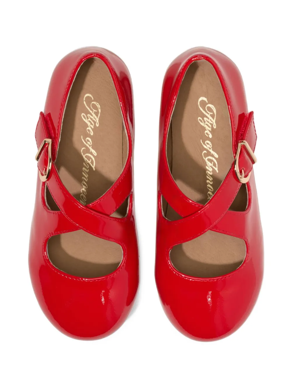 Age of Innocence Demi ballet flats Red