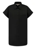 Kocca short-sleeve patch-pocket shirt - Black