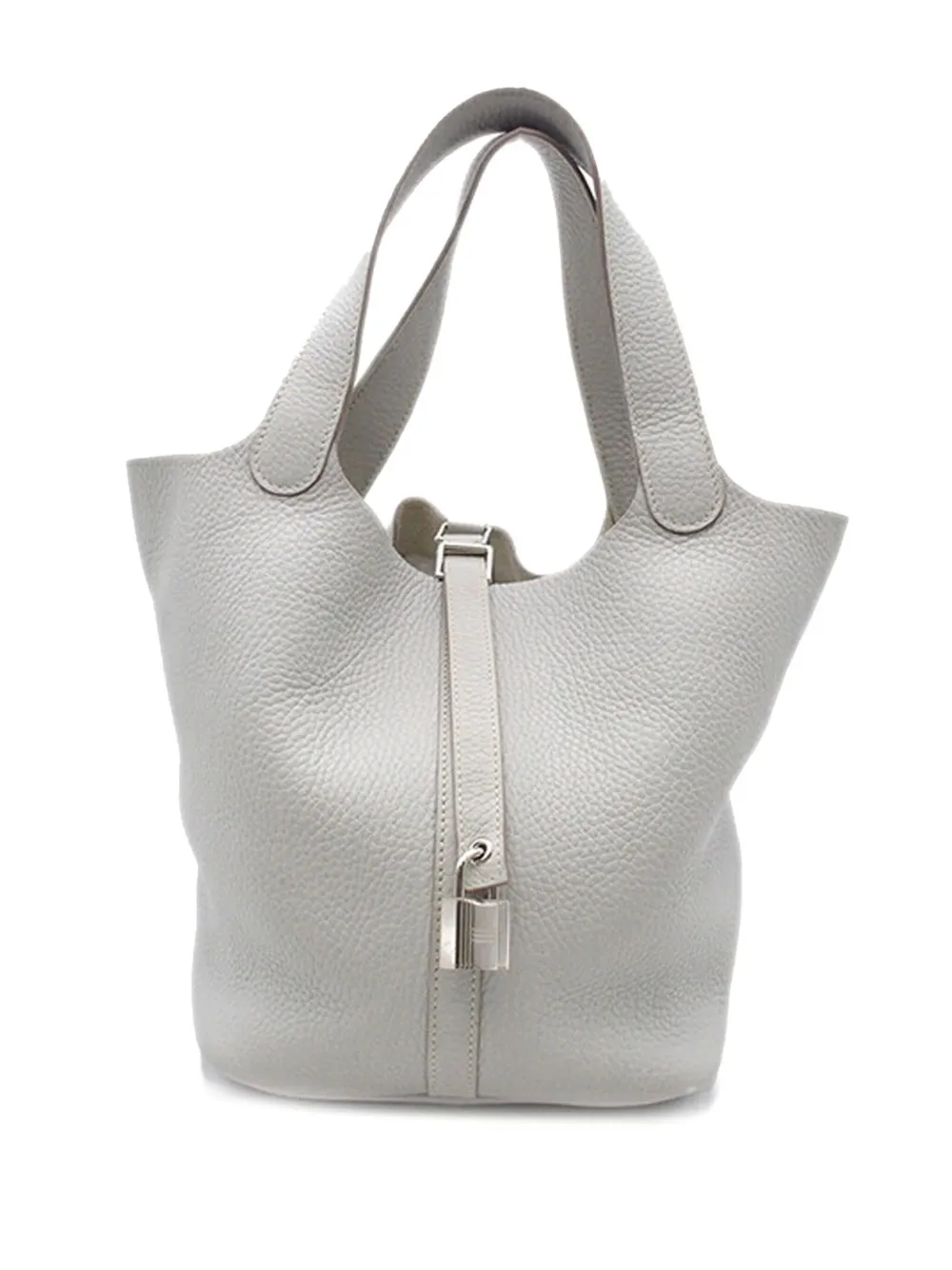 Hermès Pre-Owned 2013 Clemence Picotin Lock 22 handbag | Grey | Image 1
