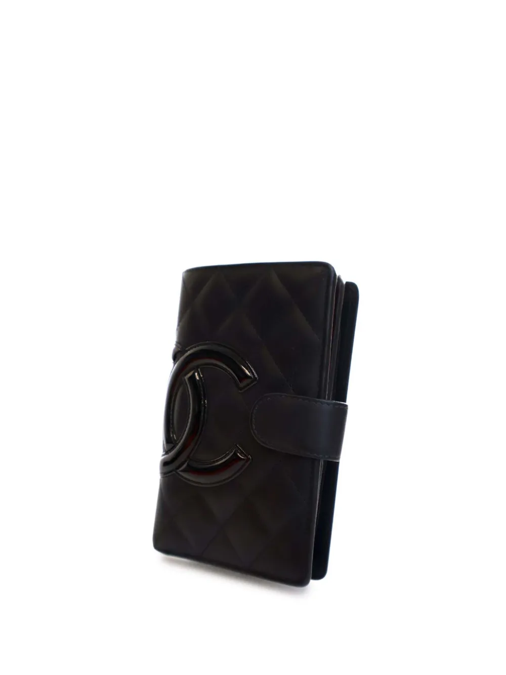 CHANEL Pre-Owned 2014 Calfskin Cambon Ligne Compact Zipped Wallet long wallets | Image 2