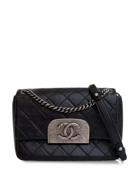 CHANEL Pre-Owned 2012 Quilted Aged Calfskin CC Square Flap crossbody bag