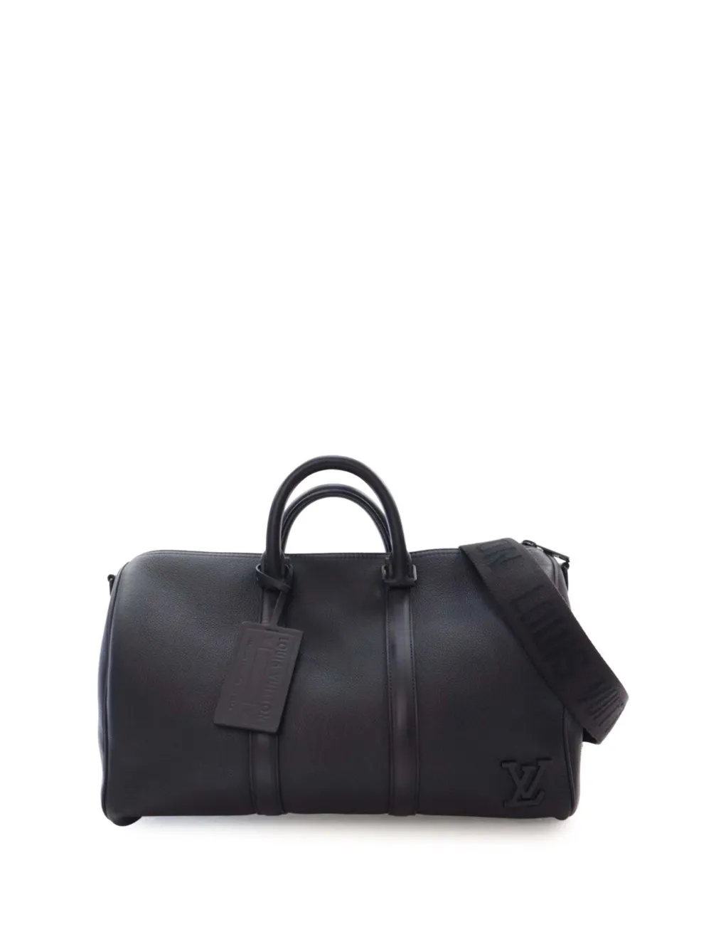 Louis Vuitton Pre-Owned 2021-2024 Aerogram Keepall Bandouliere 40 travel bag | Black | Image 1