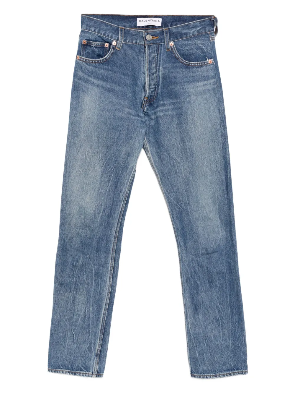 Balenciaga Pre-Owned 2017 denim long pants | Blue | Image 1