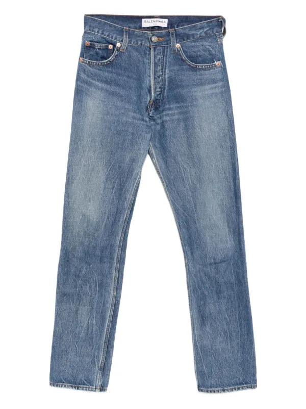 パンツ 2017 balenciaga denim pant Balenciaga Pre-Owned 2017 デニムパンツ | ブルー | FARFETCH JP
