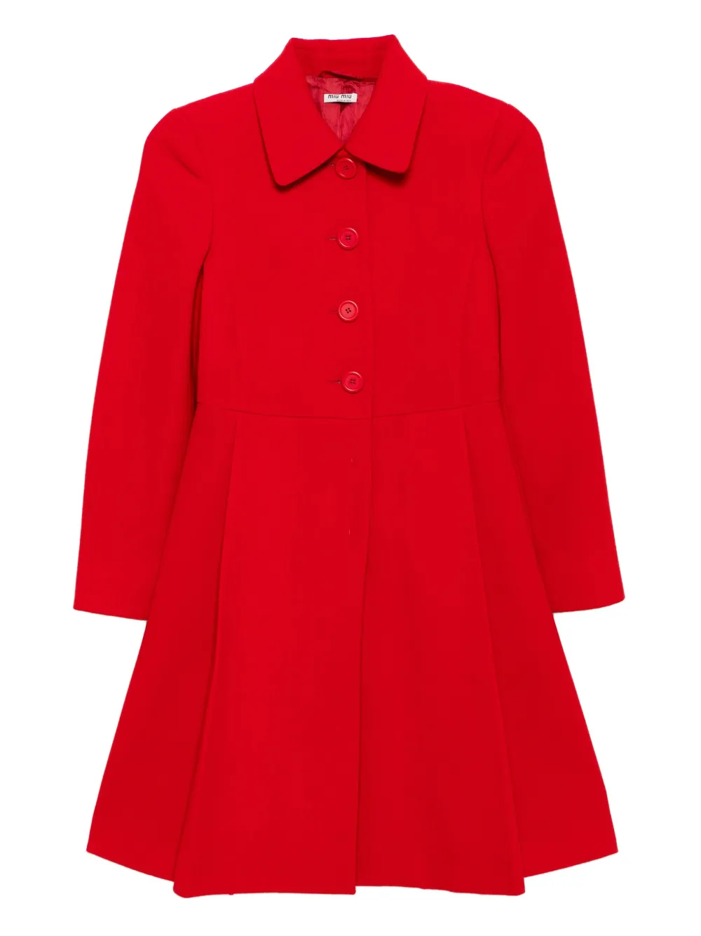 Miu Miu Pre-Owned 2015 coat | rojo | Image 1