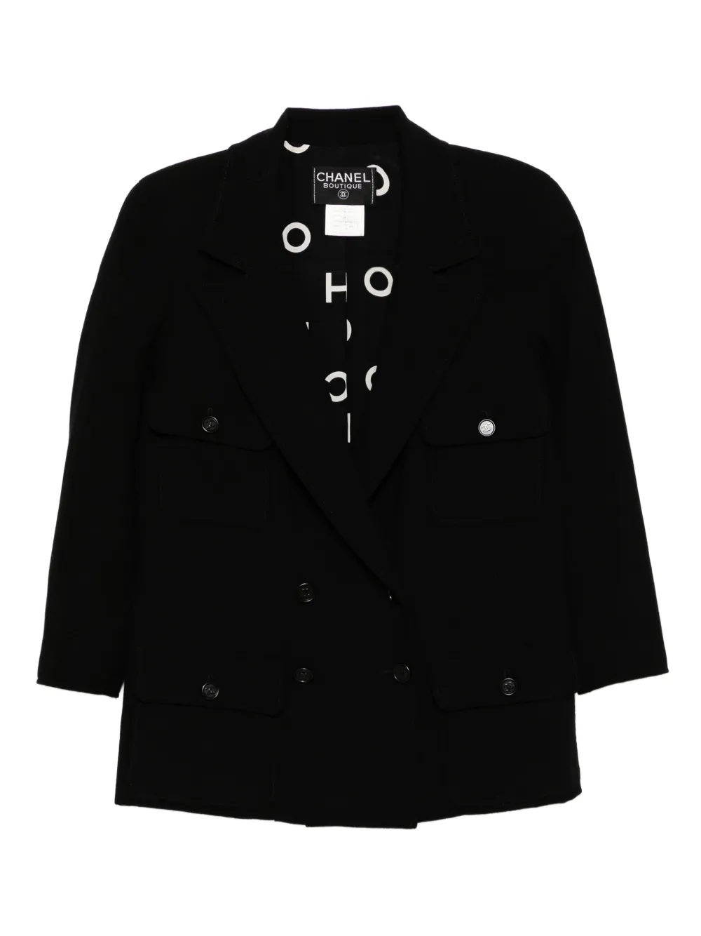 CHANEL Pre-Owned 1997 double-breasted blazer | Black | Image 1