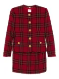Céline Pre-Owned 1990-2000s setup suit jacket skirt - Red