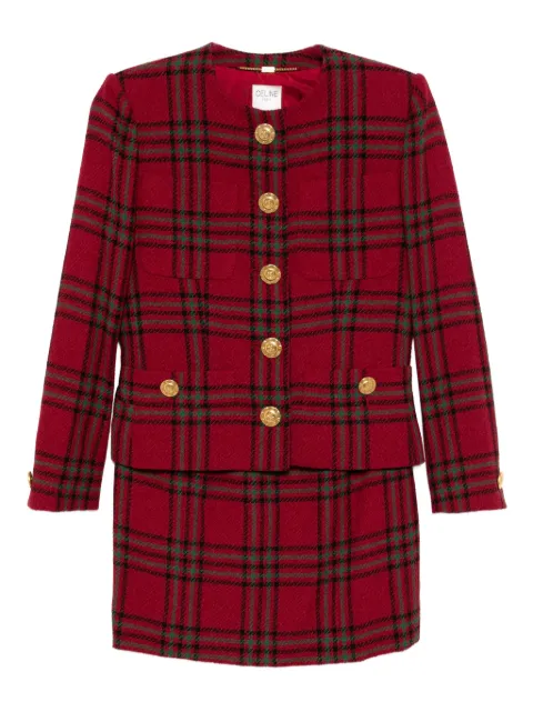 Céline Pre-Owned 1990-2000s setup suit jacket skirt