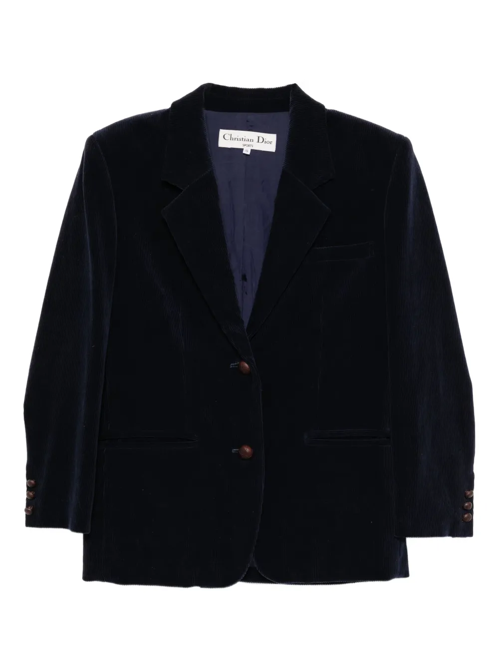 Christian Dior Pre-Owned 2002 single breasted jacket | Blue | Image 1