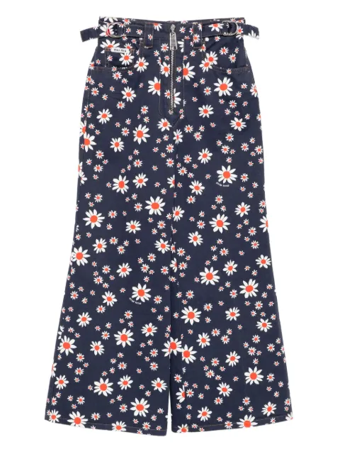 Miu Miu Pre-Owned 2019 floral-printed trousers