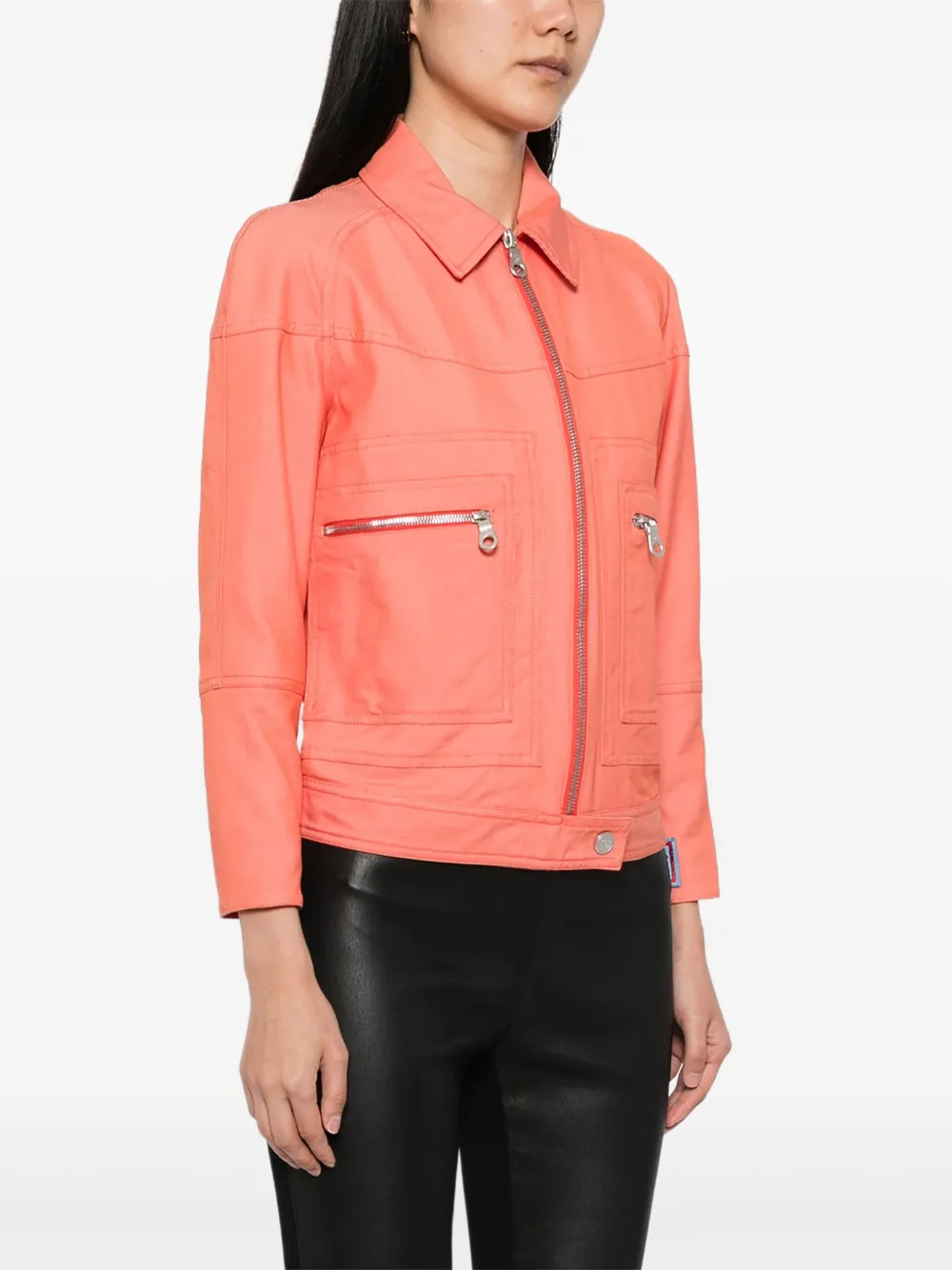 Pre-owned Chanel 2002 Sport Line Jacket In Pink
