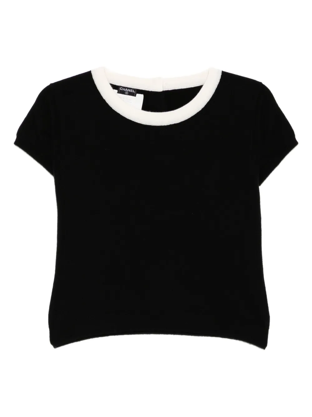 CHANEL Pre-Owned 1995 short-sleeved top | Black | Image 1