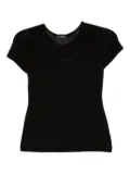 CHANEL Pre-Owned 2003 mesh T-shirt - Black