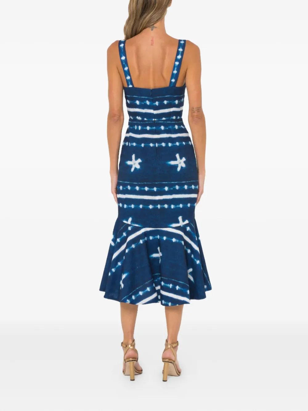 JBQ Natasha midi-jurk Blauw
