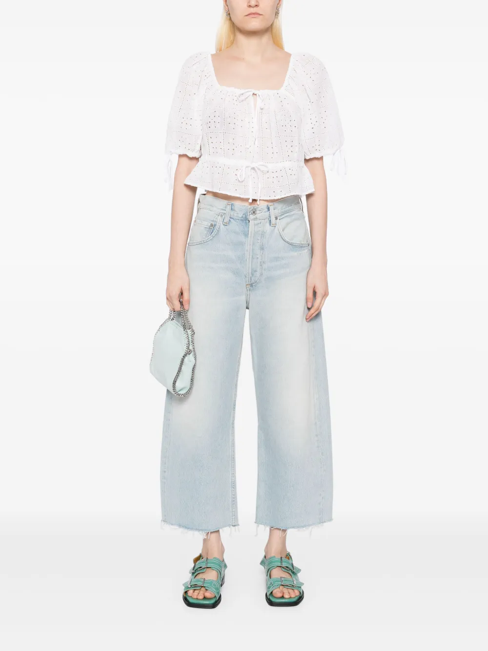 Citizens of Humanity Ayla raw jeans Blauw