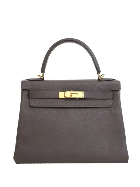 Hermès Pre-Owned 2018 Togo Kelly II Retourne 28 satchel