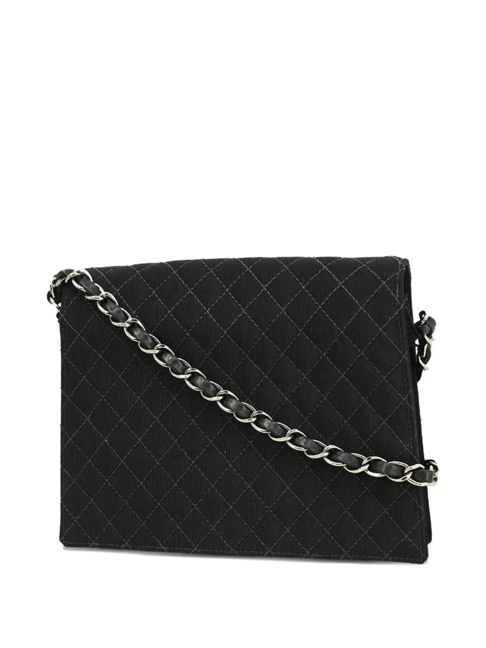 Pre-owned Chanel 2005 Emblem Quilted Flap Shoulder Bag