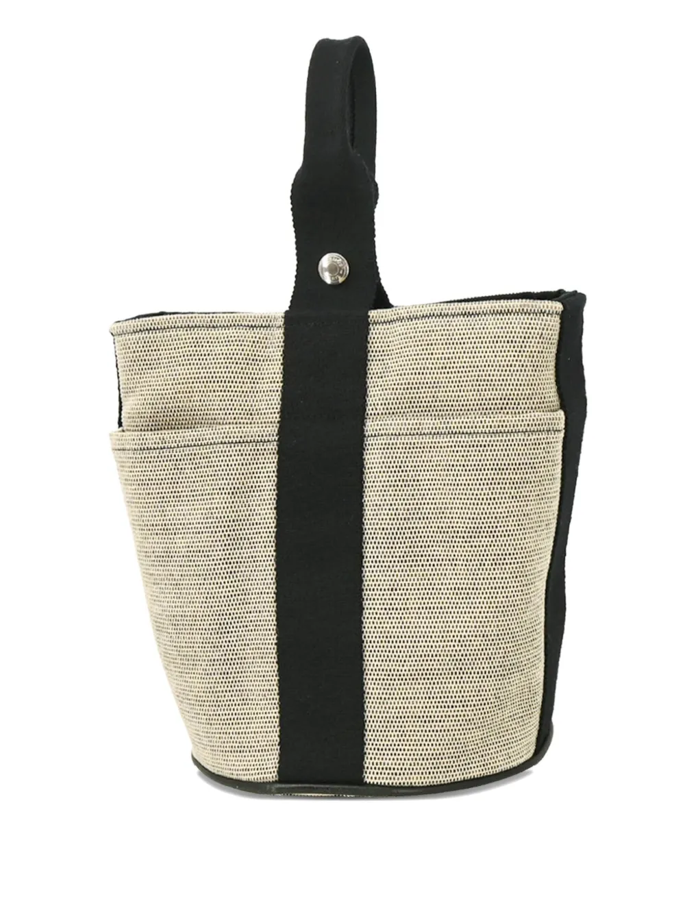 Hermès Pre-Owned 1990-2000s Saxo PM canvas bucket bag | Neutrals | Image 1