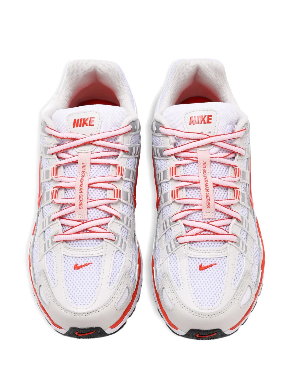 Nike P-6000 Mesh Sneakers In White